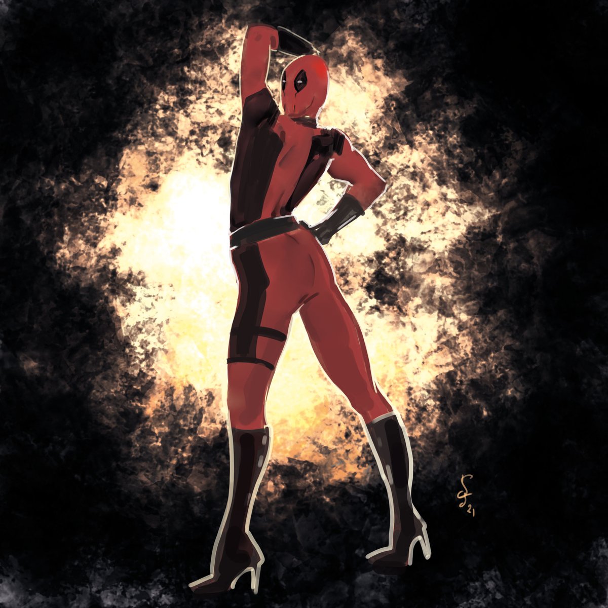 Ateralba's tweet image. пробачте за цей надшвидкий нарис, але

#ххудожества #legiosart #Deadpool