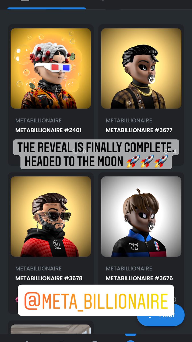 michaelnunnery's tweet photo. So happy to have secured these four amazing nfts from @metab_nft . Headed to the moon!!🚀🚀🚀 💎💎💎 https://t.co/Sf0wfnXtRL