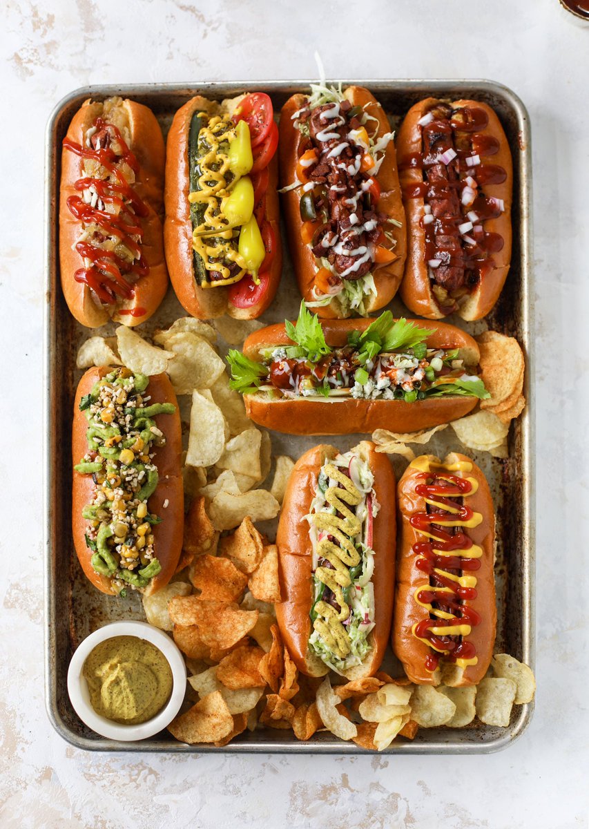 Have the Most Fun This Weekend with a Hot Dog Bar! Plus, 7 of My Favorite Fancy Hot Dogs.

 I’ve come to realize that my heaven might include a hot dog bar. If I’m being REAL real, I may only have one or two hot dogs per summer. Like a really good one,  recipequicks.com/have-the-most-…