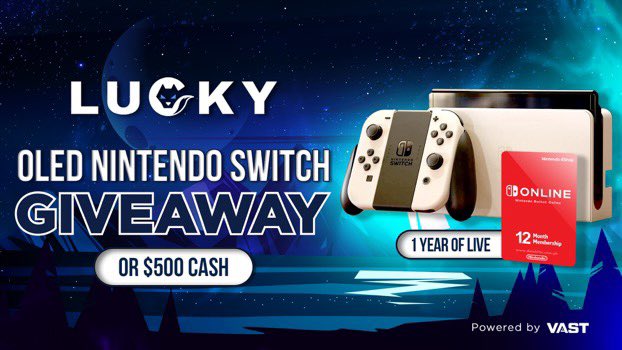 VikingFlexTV's tweet photo. I’ve teamed up with @VastGG for this Nintendo Switch Bundle or $500 giveaway!

To enter, perform these actions via the link below.

Retweet and like this tweet
Follow @VikingFlexTV 
Entries close Dec 16th, at 11:59 pm pst.
https://t.co/dooajvMGvY… https://t.co/AKw5EoOlbp
