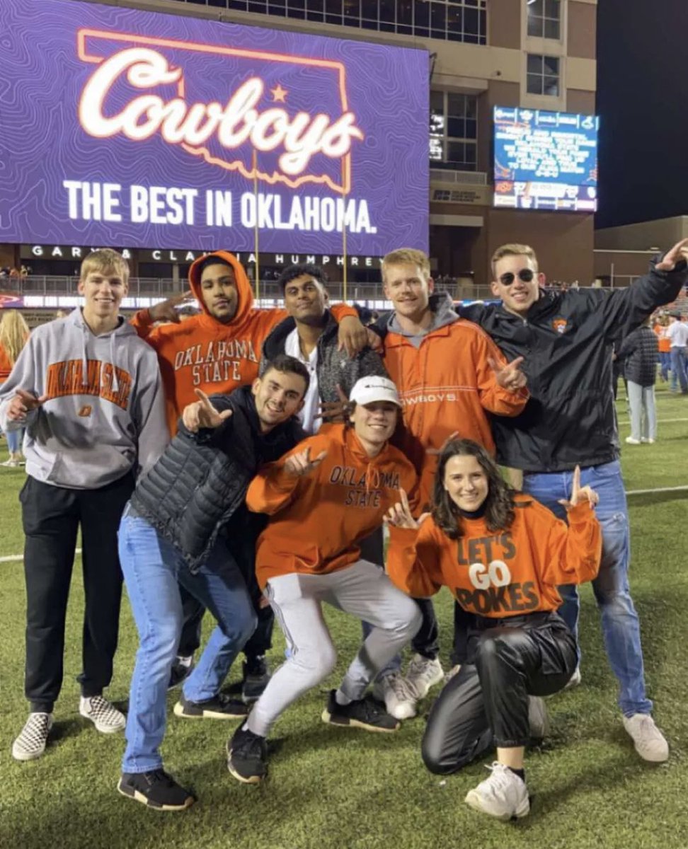 Brothers and alumni cheered on our Cowboy football team last night for the Bedlam win! We love our military red but never that ugly crimson red