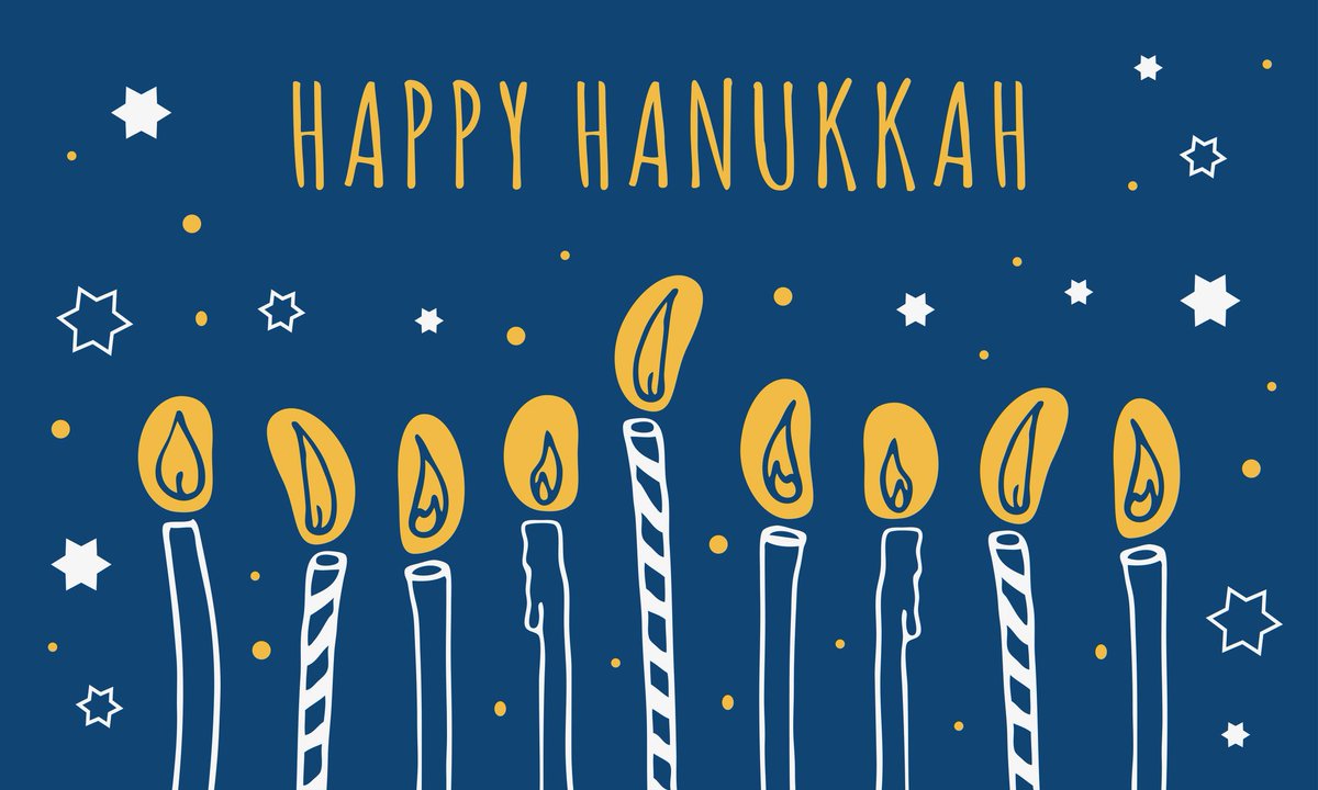 Wishing everyone a Happy Hanukkah.