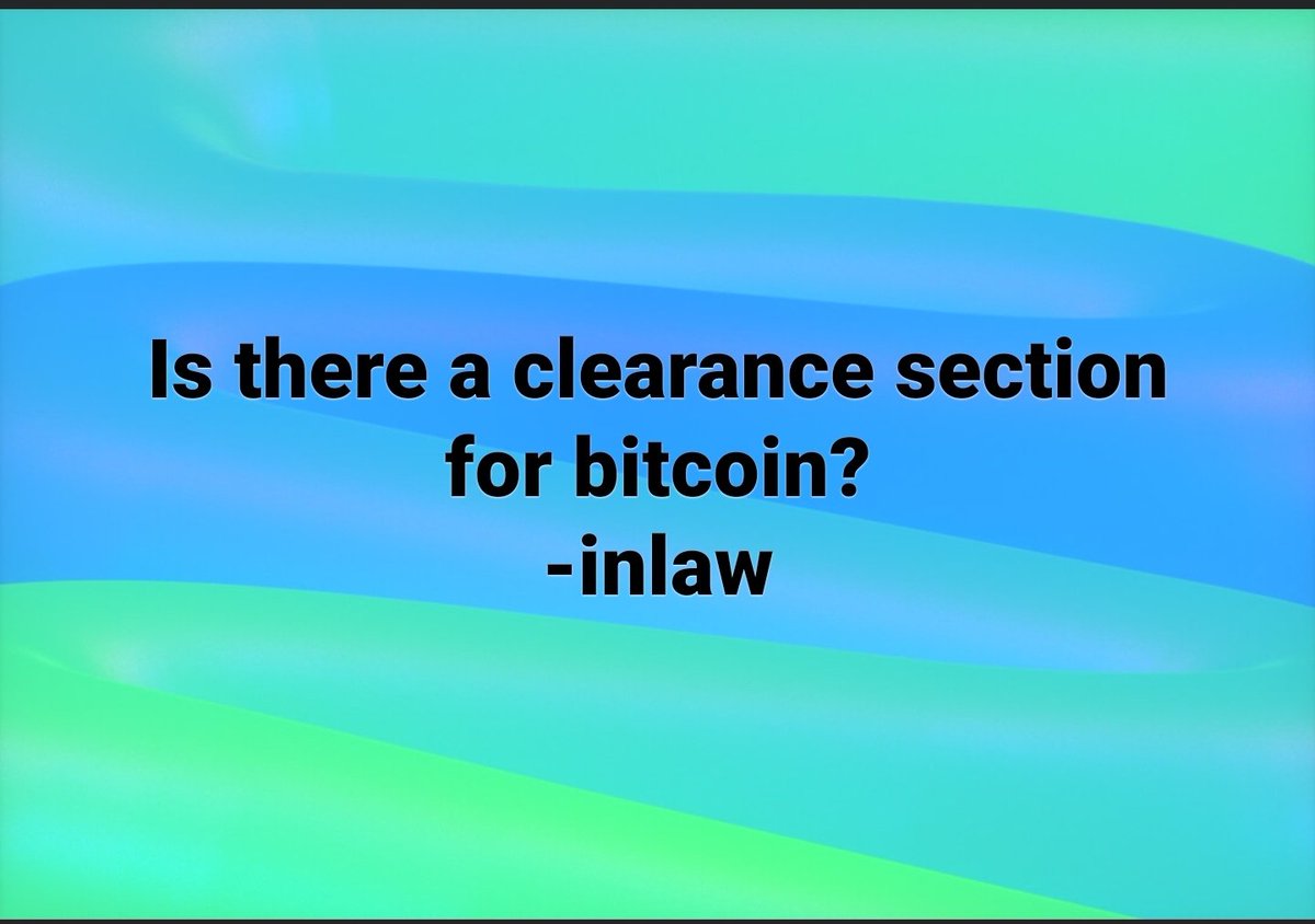 govnna's tweet photo. Seriously though, is there? Lol #bitcoin #crypto https://t.co/GpWXtJgzY3