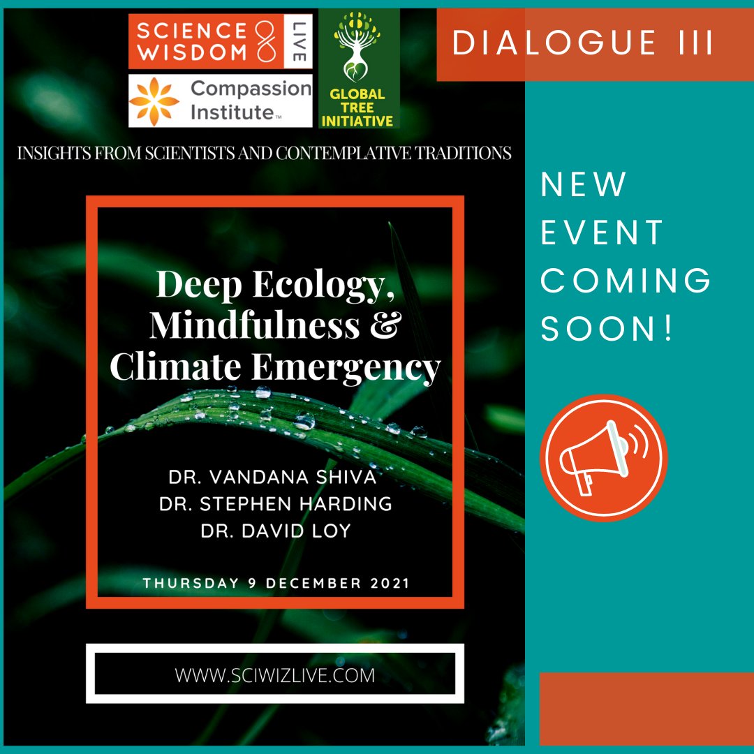 sciwizlive's tweet photo. #scienceandwisdomlive #sciwiz #dialogueIII #ecology #climatemergency #compassioninstitute #globaltreeinitiative https://t.co/N3rYZn772S