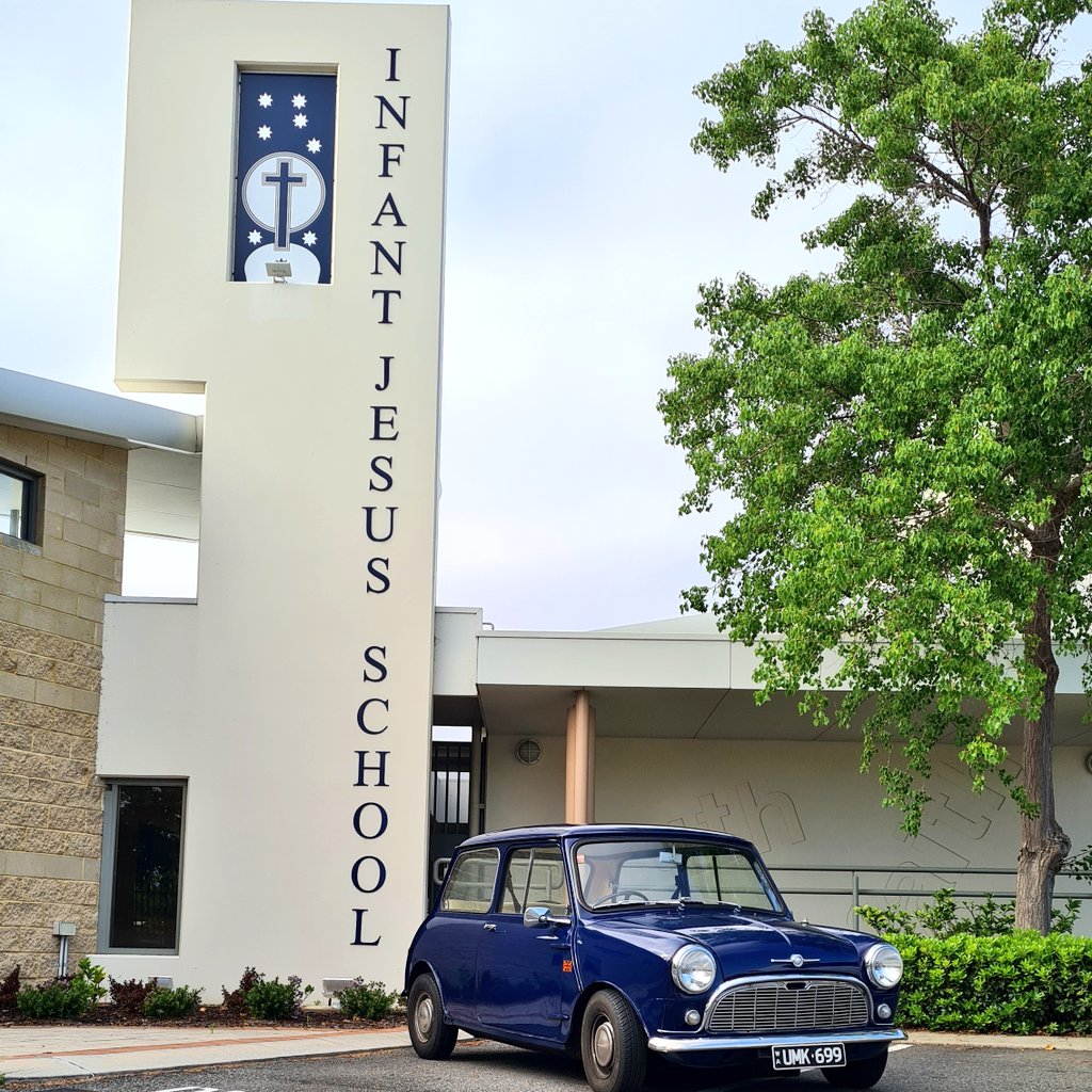 MsROConnor's tweet photo. We're going back in time today in Year One with our Toys of the Past Exhibition. A little surprise item has arrived, looking forward to seeing how students react to seeing a 64' Morris Mini and make comparisons to cars of the present #connectedlearners https://t.co/xNMsLnpDDC