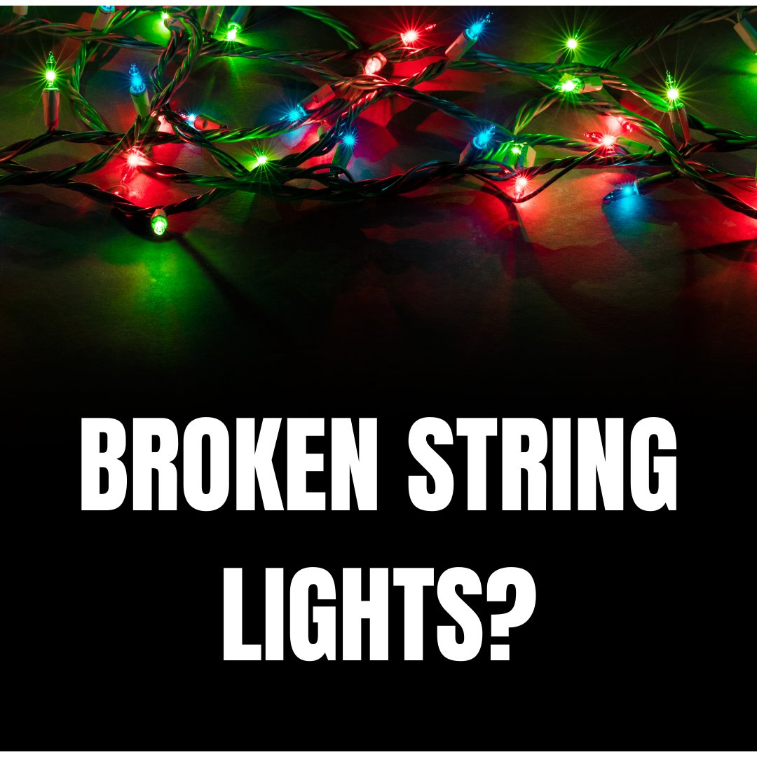 Looking for a place to recycling your broken string lights? 
Check your local Tru-Value, Home Depot and Lowes for light recycling or recyclespot.org/SearchResultsS… to find a recycling location near you.