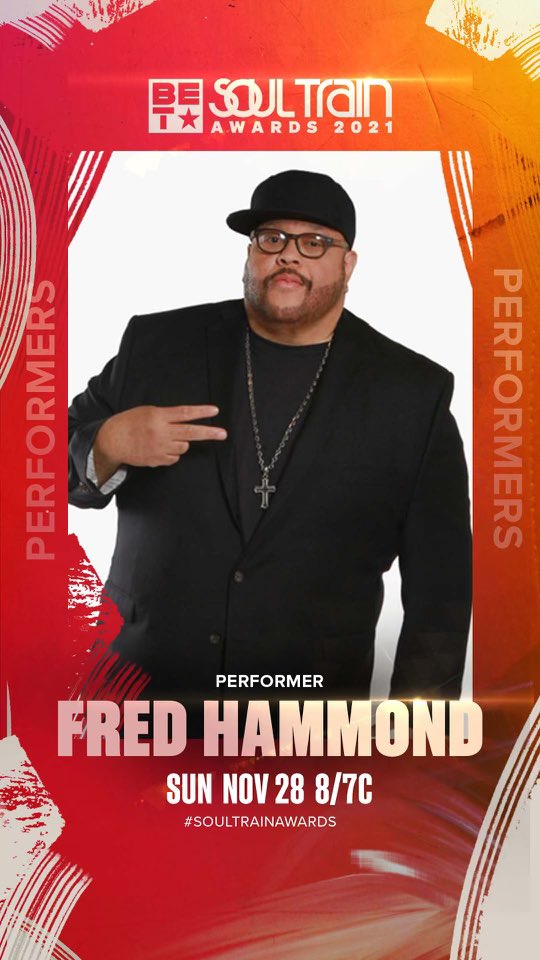 Won’t he do it? @realfredh is performing at the 2021 #SoulTrainAwards. Sun, Nov 28th, 8/7c. 🙏🏾