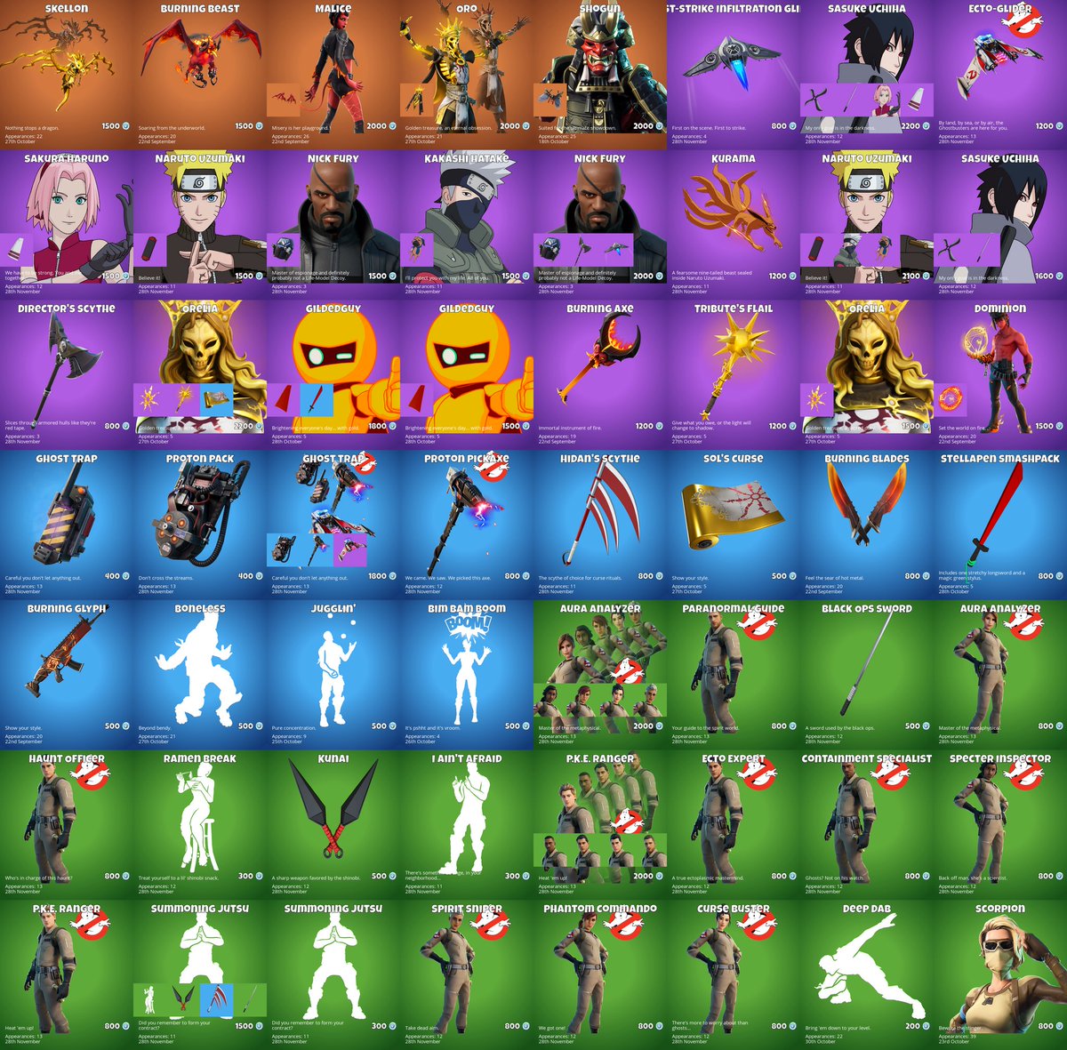 bot_wick's tweet image. Daily Shop (2021-11-29)