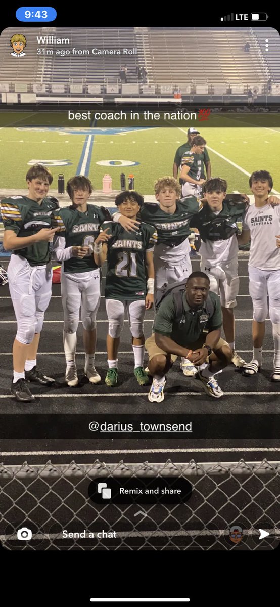 CoachDTownsend's tweet photo. Coaching at @Football_BCS middle and high was the best. I made new friends and family. The coaching staff impacted me ALOT, I Love Them Guys so much. The players, Administrators, students,fans, and trainers were cool to be around. #ThanksForTheOpportunity #Year2incoming #Grateful https://t.co/saTt6KFezF