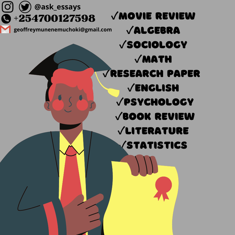 RaymondRayJames's tweet photo. Plagiarism Free papers ☑️
Grammar ☑️
#Essays
#Assignments
Email: geoffreymunenemuchoki@gmail.com
WhatsApp/Telegram: +254700127598 https://t.co/jyjejN5jp2