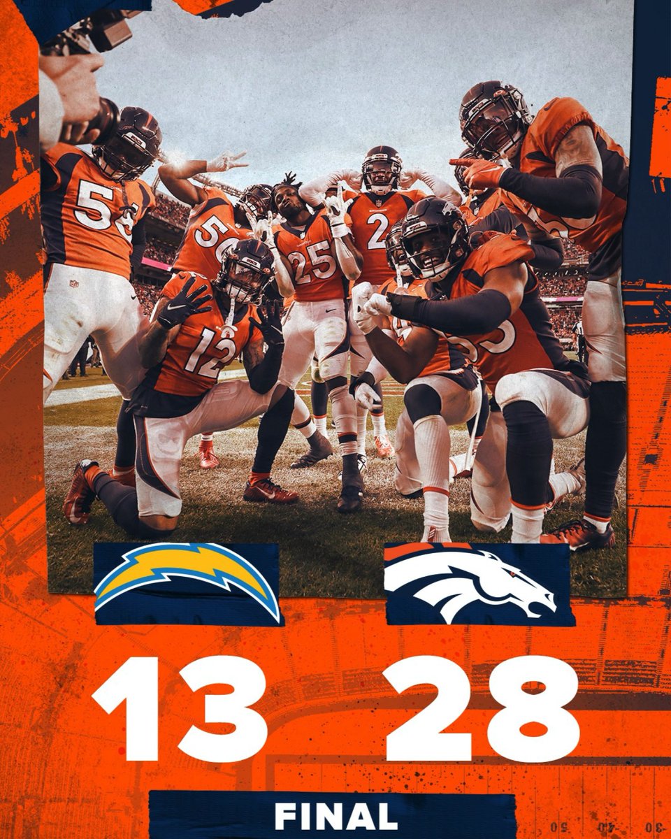Broncos's tweet image. HELLUVA W.
