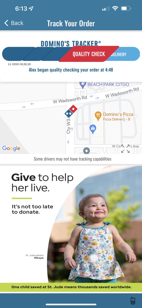 DannyB_8787's tweet photo. What’s up with these @dominos delivery times.  Might as well ordered mikes pizza for these delivery time smh 🤦‍♂️ https://t.co/saxAPFABOD