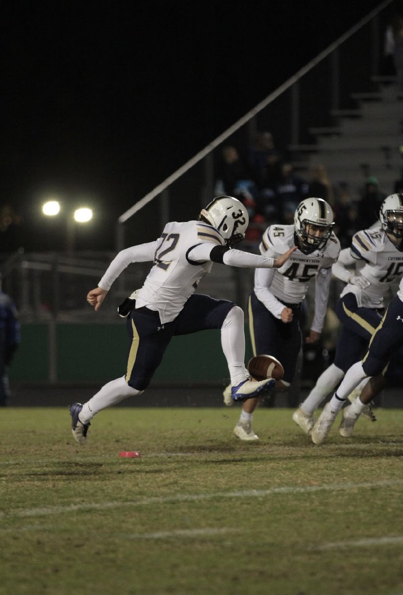 RudkoJack's tweet image. Beyond thankful for God, my coaches, and Cuthbertson Cavalier Football for making my senior season special:
- 45/48 PATs 
- 5 Field Goals 
- School record for longest field goal (47 yd)
- 5 onside kicks recovered
- 4 solo tackles 
@DanOrnerKicking @MattWogan6 @CuttyFootball
