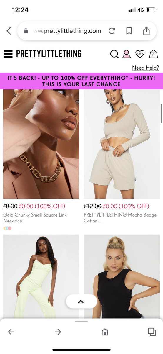 faridat_j's tweet photo. @OfficialPLT only 25 minutes into the last drop and everything is sold out! I actually give up atp. Sigh maybe next year 😕 #SOLD OUT #PLTPinkFriday #WinWithPLT https://t.co/c6YuE39aKw