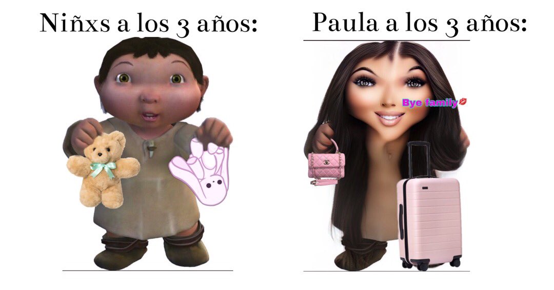 LoQueTocaa's tweet photo. Ojalá hubiéramos sido amigos de  @16paumolina cuando teníamos 3 años... https://t.co/xQ5bYdYlMU