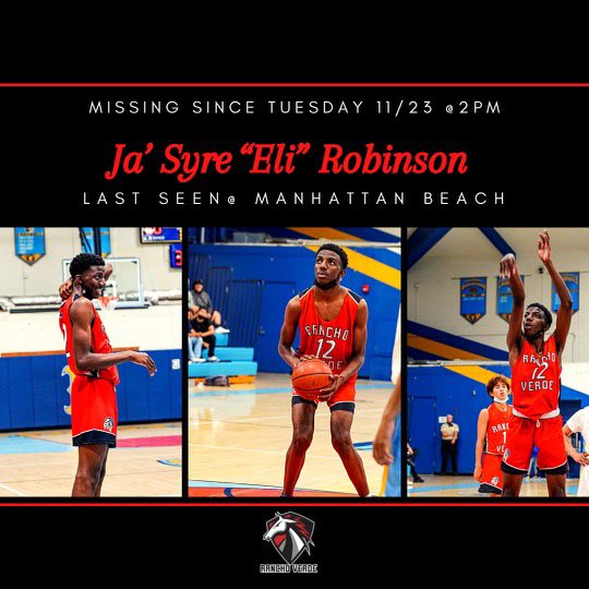 Twitter family we need your help. One of our players has been missing since Tuesday 11/23. If you have any information please DM us or contact the authorities. If not, please retweet to help spread the word to bring our Eli home.  Thank you.