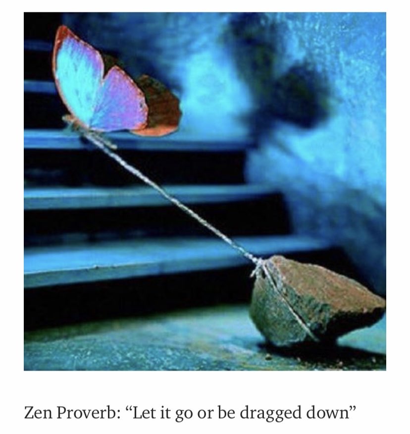 🍵Empty your cup: 
This is for whoever needs a little Zen moment:🦋
 “Let it go or be dragged down.” 💜💜💜

#selfcare #loveyourselfenough #wisdom #zen