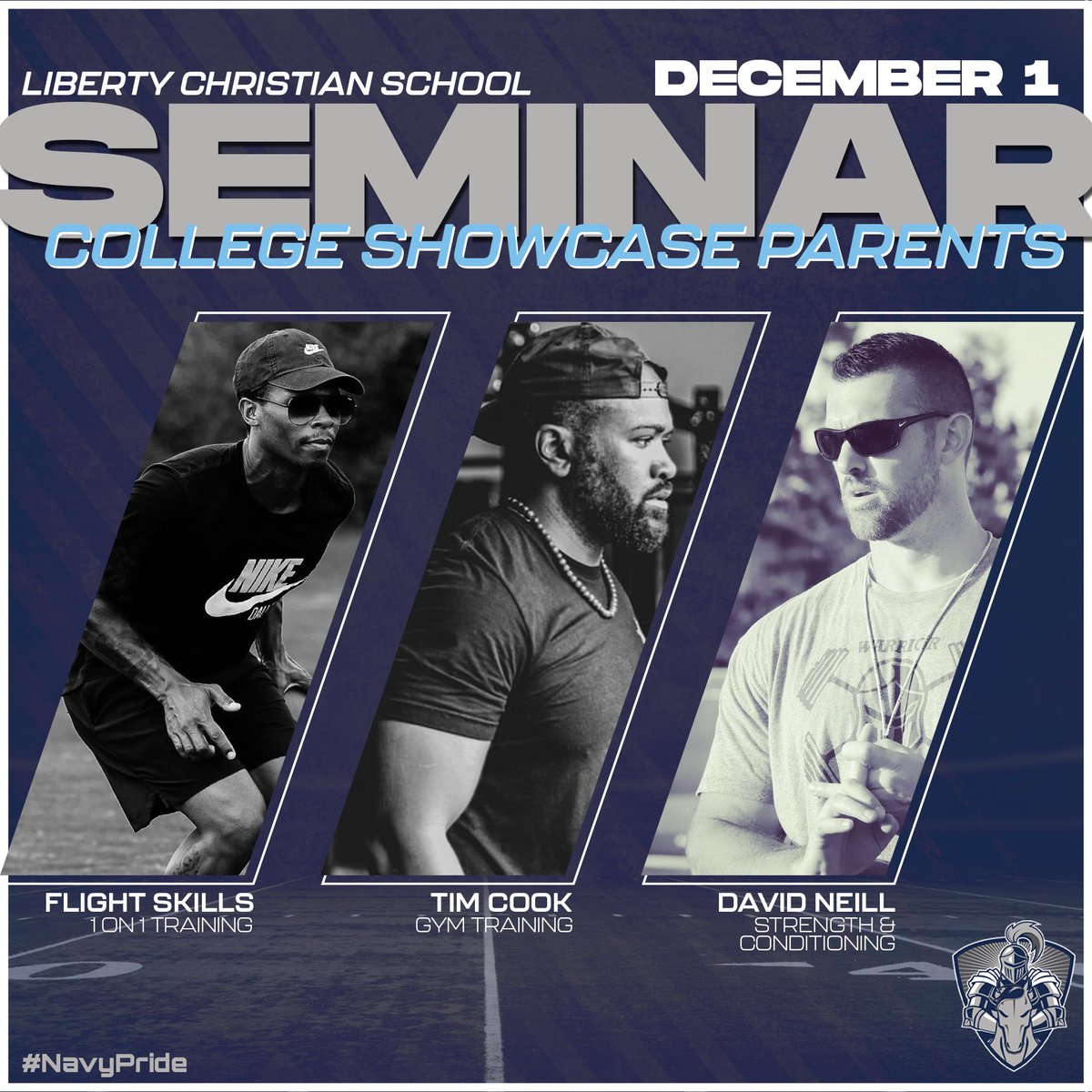 ❗️December 1st ❗️<a href="/LibertyArgyle/">Liberty Christian</a> 
FREE EVENT🏈 
SENIORS if you are still looking for a school to continue your athletic career🏈
✅libertyChristian.com 
✅click athletic tab /fill out allℹ️
✅update hudl/ come dress to impress 
✅6-9pm bring a friend tell a friend