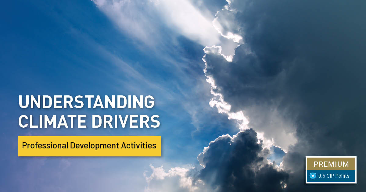 Learn some of the key #climatedrivers from ANZIIF's Professional Development Activity* - ⛅𝗨𝗻𝗱𝗲𝗿𝘀𝘁𝗮𝗻𝗱𝗶𝗻𝗴 𝗖𝗹𝗶𝗺𝗮𝘁𝗲 𝗗𝗿𝗶𝘃𝗲𝗿𝘀, which covers La Niña, El Nino, and more. 👉Start now: bit.ly/3CTcjol
