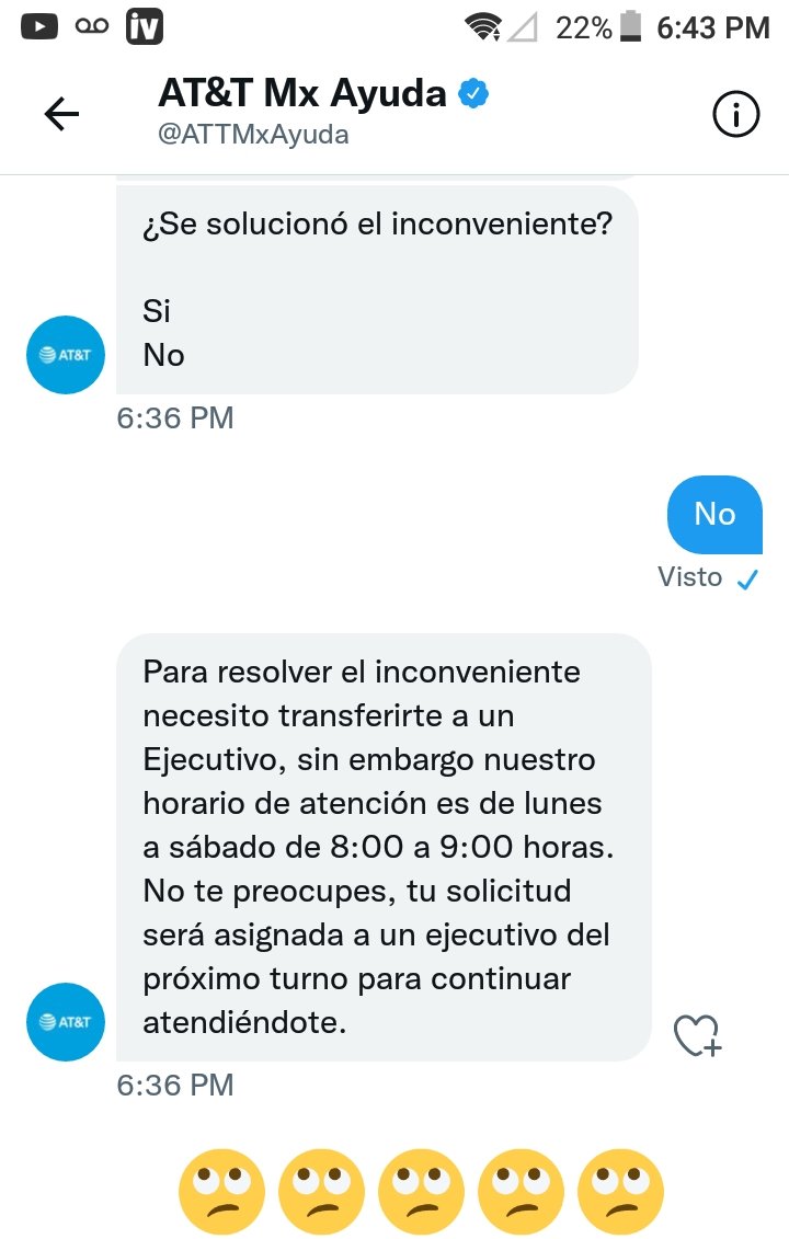 crescendooll's tweet photo. @ATTMx @Roberto38481557 Ya se los compartí y no me solucionaron nada por que  es en otro horario gracias por Dar un pésimo  servicio https://t.co/J9TClBNC3e