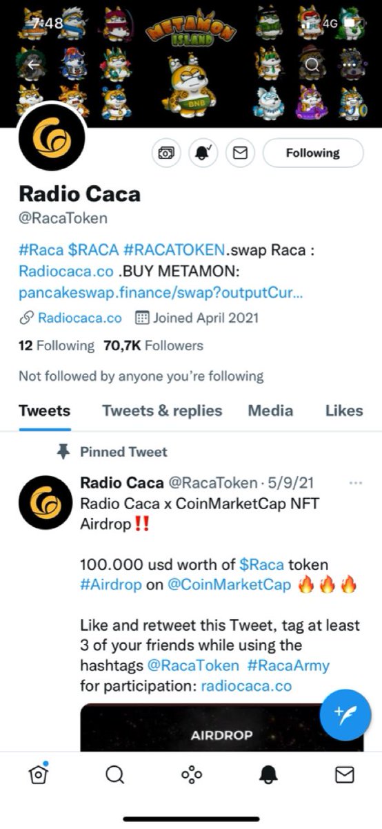 SSakkorvy's tweet photo. @RacaToken Raca is the best project now and also for the future. I am supporting Raca Project. Let’s go to the moon.

0xa151B397F3400faEBEB1b46505d59d8CC210a2F0 https://t.co/gukz3bau6X