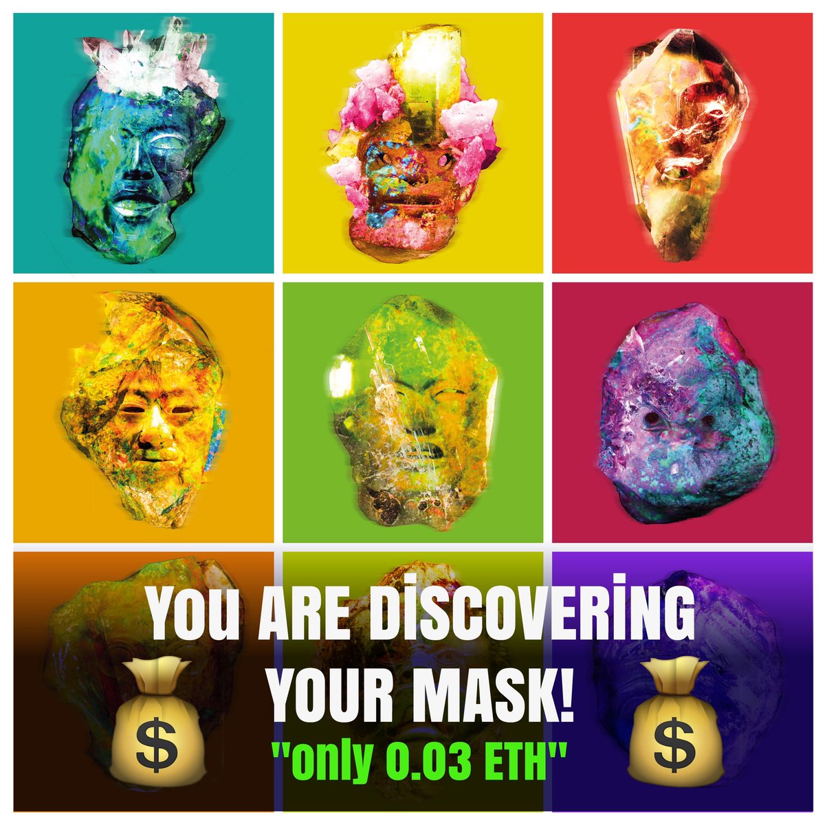 Vanadinitenft's tweet photo. You are discovering your mask!!🔔
“Only 0.03 ETH”💰 
 
#nfts #digitalart #cryptoart #modernart #ethereum 
#nftsstories #aesthetic #token #collectible #preciousstone
#stone #mask #vanadinite #eth #nftart  #NFTcollection 
#NFT #conseptart #vanadinitenft #opensea #discordnft https://t.co/LdtMjBkeYm