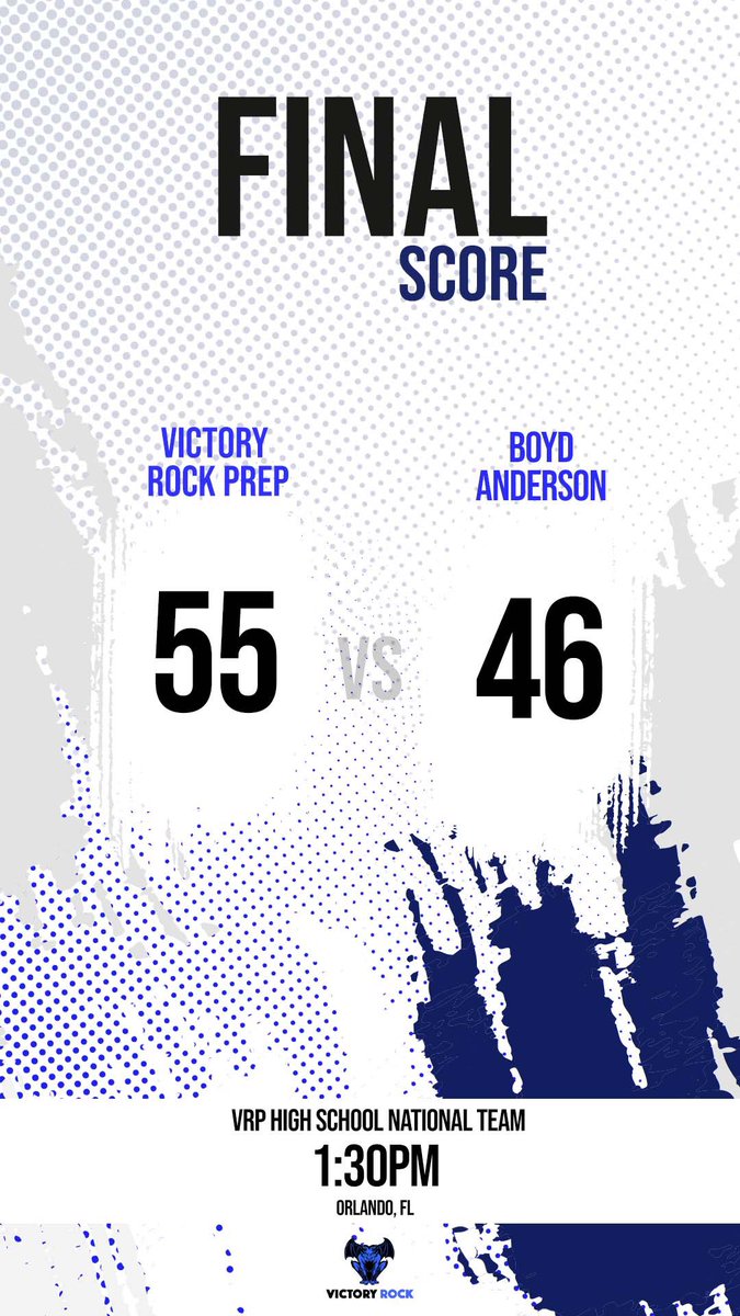 VRockHoops's tweet photo. VRP National Team vs Boyd Anderson final score
#ttp #ttpfamily #vrpbasketball #basketball #victoryrockprep #highschoolprep #prepschool #internationalschool https://t.co/RR1S3MMtO9