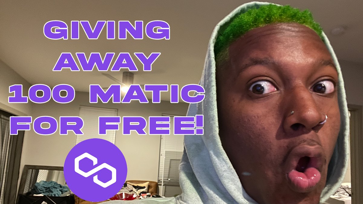 Sproveycoinz's tweet photo. 🌀100 FREE MATIC GIVEAWAY | How To Win?!🌀 #NFA #DailyDapper https://t.co/kv6P2W4FuM https://t.co/SkLJYeAwrt
