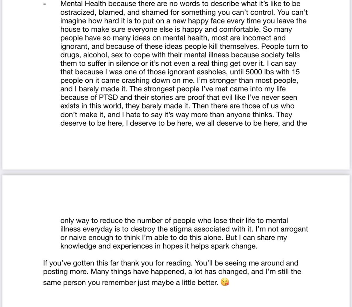 PNut2181's tweet photo. Hey! Here’s an update on what’s been going on since I was last active on social media or social at all with Miss Thelma Sue😘#mentalhealthmatters #mentalhealth #PTSD #cptsd #mutts #dogs #marijuanaismedicine #cannabis 
#mystory #love #peace #hope #trauma #sassy #bulldogs https://t.co/sLrKXiSeyv