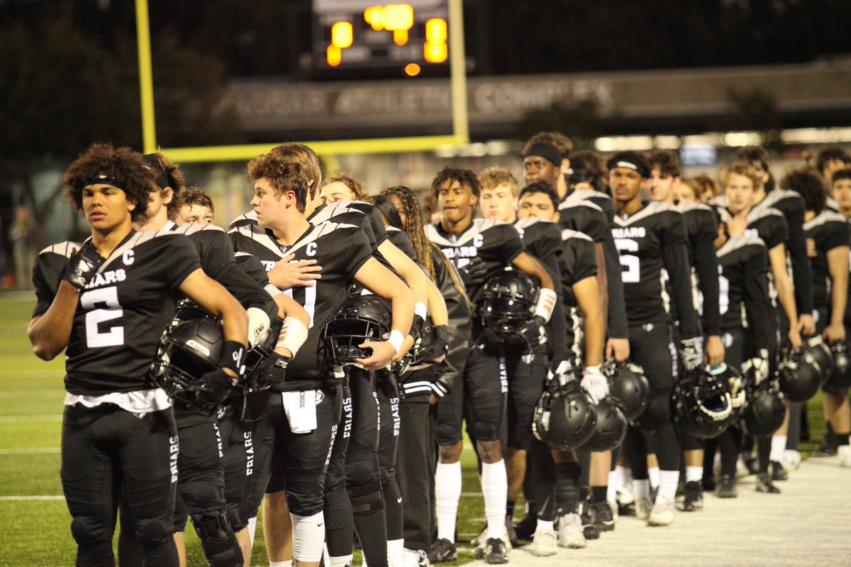 SchmidtkeIsaiah's tweet photo. From going winless last year to making state semifinals. I couldn’t have asked for a better group of people to do it with. Thank you Friar football and to my teammates and coaches for these past 4 years. @BMFMoats @FriarFootball https://t.co/fSnooOcx6S