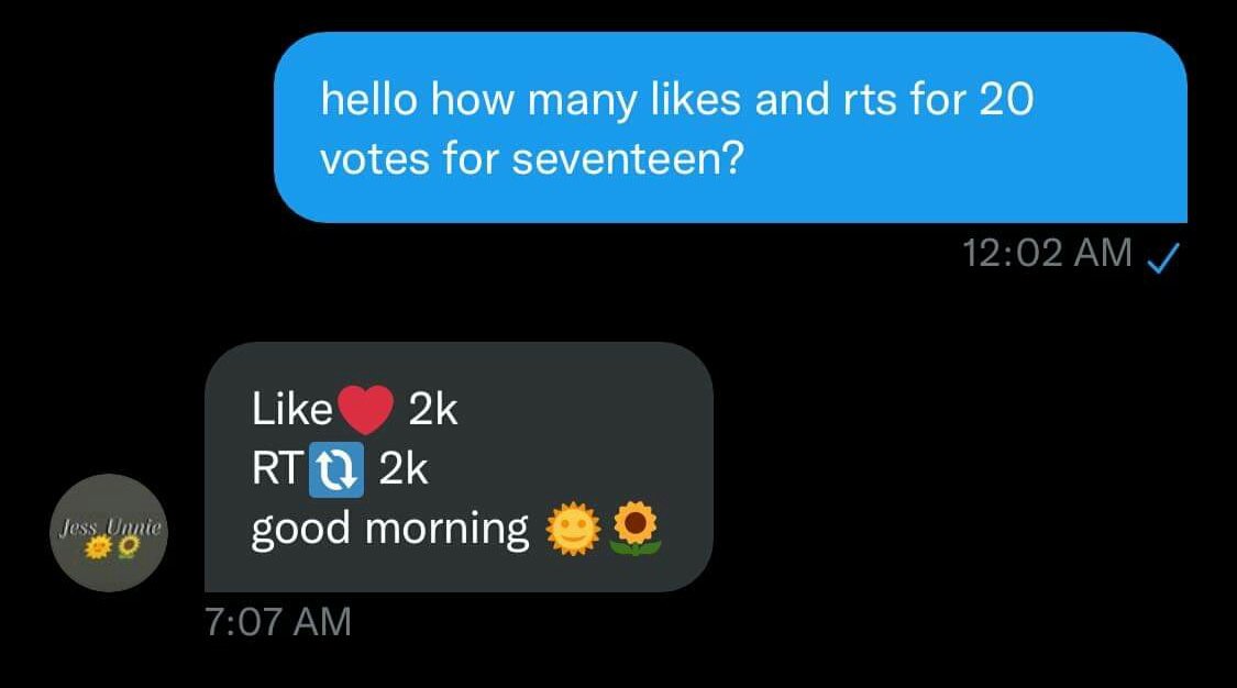 wonwooworks's tweet photo. CARATS WE HAVE A RT DEAL FOR #SEVENTEEN !! LETS FINISH THIS QUICK !!

20 FREE VOTES FOR SEVENTEEN

RULES :

2000 LIKES !
2000 RTS ! https://t.co/2XPbYodzKP