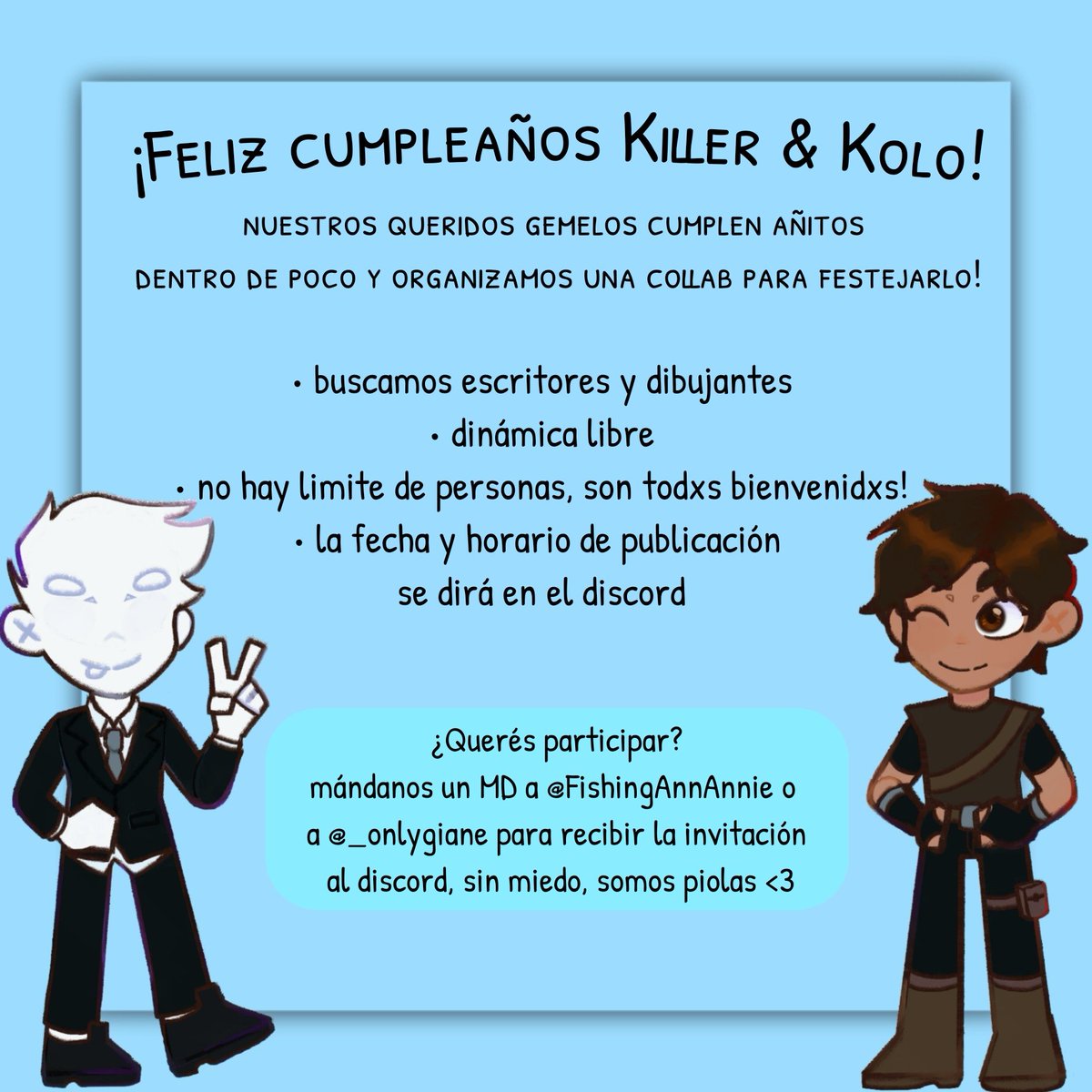 _onlygiane's tweet photo. #cubicollabs 
volvieron las collabs con mi compa @FishingAnAnnie 🥳🥳
toda la info está en la imagen :)))

tienen tiempo de entrar hasta el 
jueves¡!

se agradecen rt's <33 https://t.co/RtM3QCVEFk