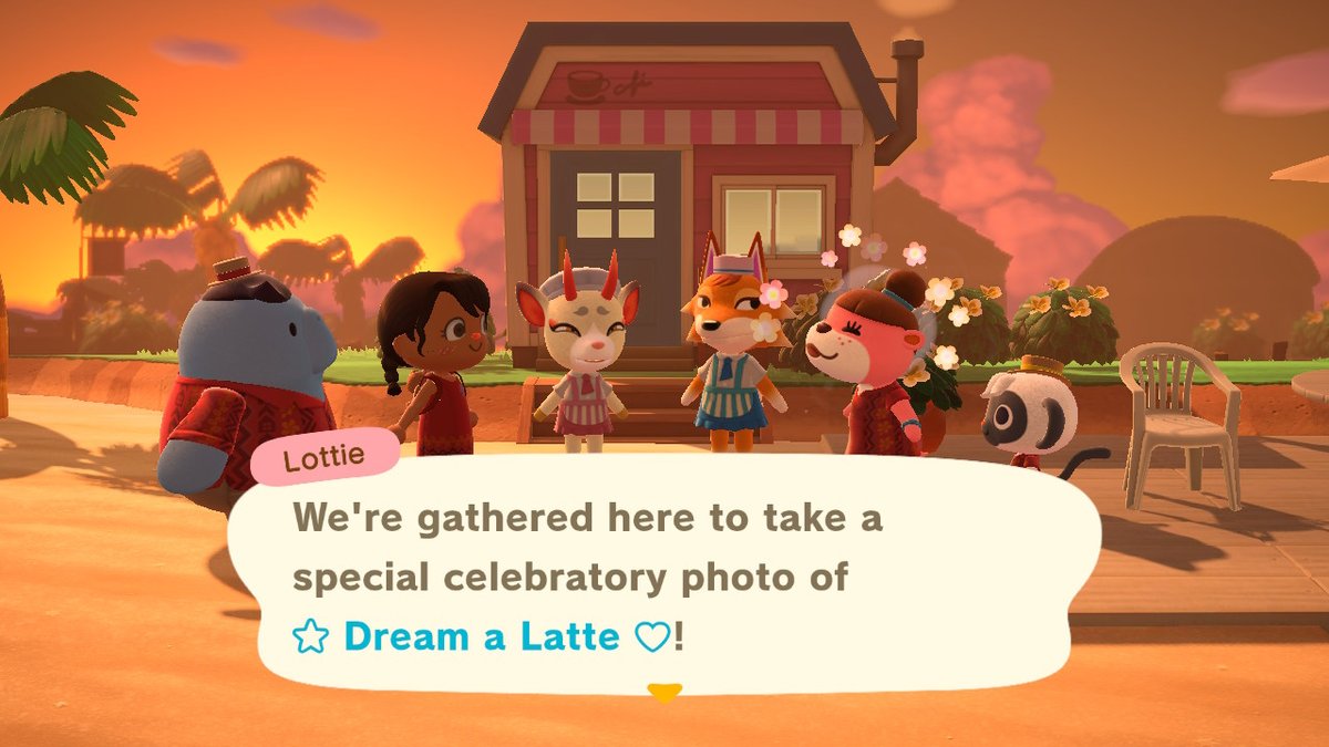prncssdemi's tweet photo. ☆dream a latte café♡
#AnimalCrossing #ACNH #NintendoSwitch https://t.co/9vKxeYbN79