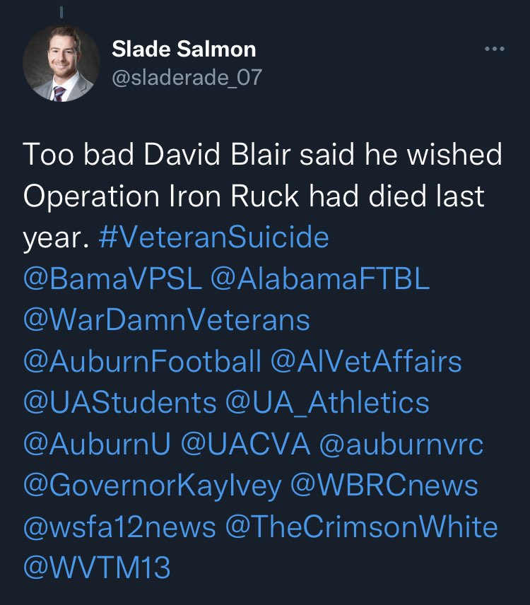 Auburn Student Veterans Association tweet media