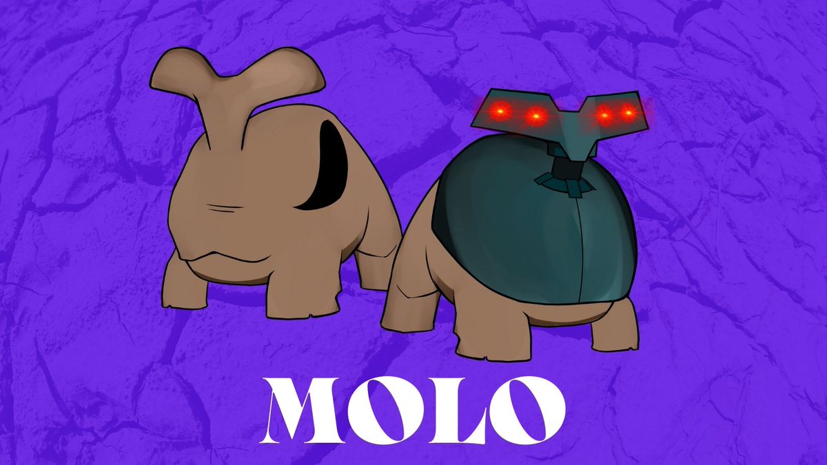 thearcadiagame's tweet photo. Meet Molo. You'll find those walking around in Arcadiaverse.  #NFTGame #MetaverseGames #SolanaNFT #NFTGaming #Metaverse #GameFi #GameNFT #Solana https://t.co/1YNcD5ShOK