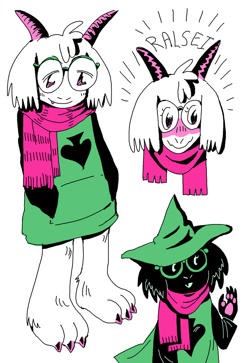 pillowbug99's tweet photo. Ralseis for @andybesito <3 
#DELTARUNE https://t.co/wjZRHJErPH