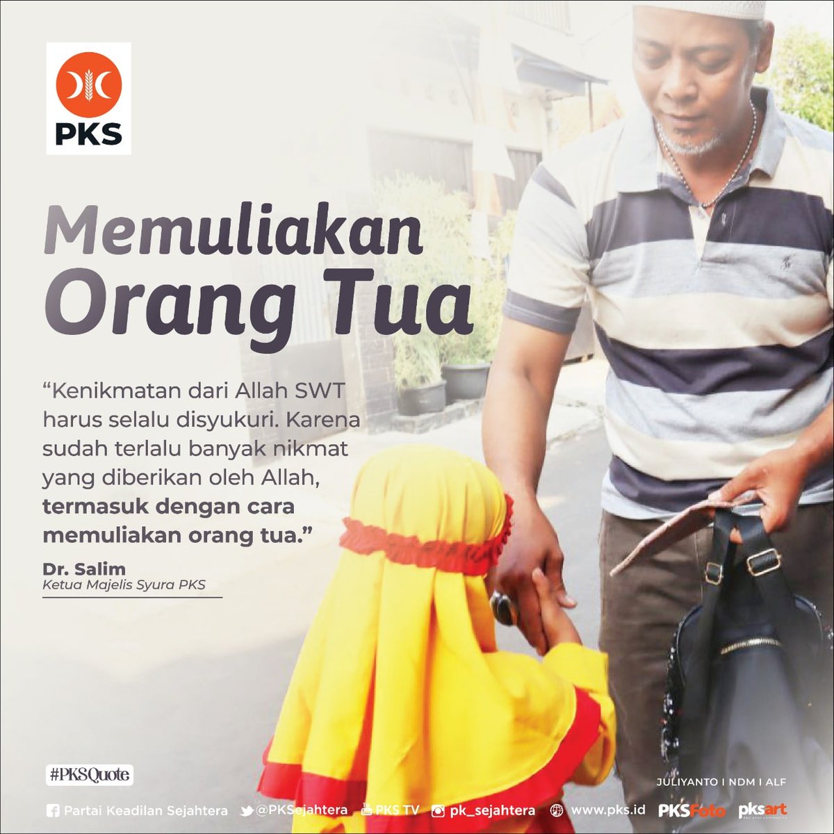 pkskotabatam's tweet photo. Salah satu cara mensyukuri nikmat yang Allah SWT anugerahkan adalah dengan memuliakan orang tua.

#pkspelayanrakyat
#pksbatam
#MotivasiSenin https://t.co/XFAclDk8E1