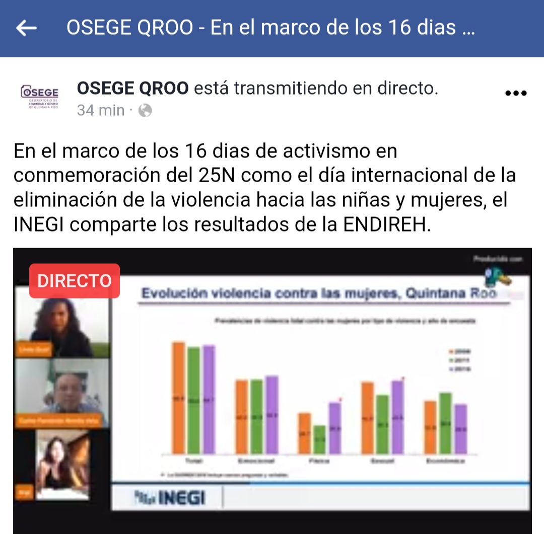 CNoveloVela's tweet photo. Estuvimos con la Lic. Linda Gual del "Observatorio de Seguridad y Género del Edo. de #QuintanaRoo" @OSEGEQROO platicamos de cifras sobre violencia en hogares derivadas de la #ENDIREH2016  @SantaellaJulio @ogascab @VivoEnCancun @VivoEnChetumal @AlejandroRosel7 @cancunmio @Noticun https://t.co/ZQ003svdzQ