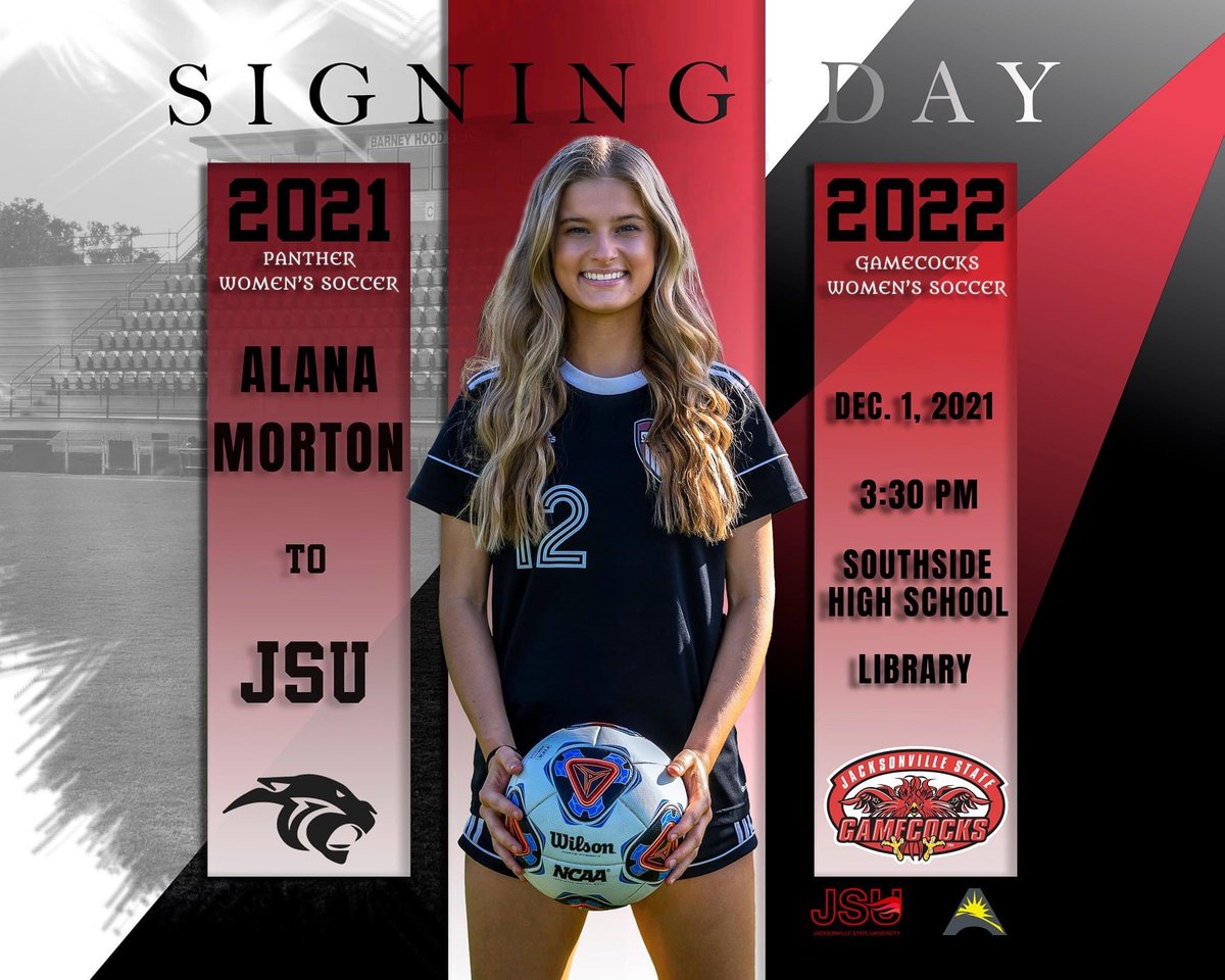 panthersofsshs's tweet photo. ⚽️ Big Time!!!! Congratulations Alana Morton as she has committed to continue her academic and athletic career at the collegiate level with Jacksonville State University!!! WOW!!!! #SHSsoccer #gopanthers #JSU ⚽️ https://t.co/VV0S9voiWS