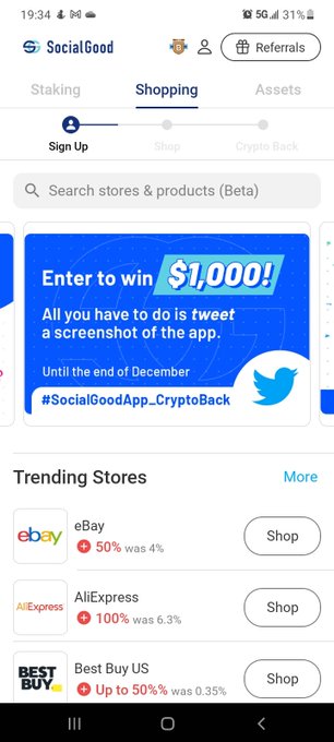 #SocialGoodApp_CryptoBack https://t.co/gVXQTDYGY6<a href="/tag/socialgoodapp_cryptoback"class="tags">&#35;SocialGoodApp_CryptoBack</a>