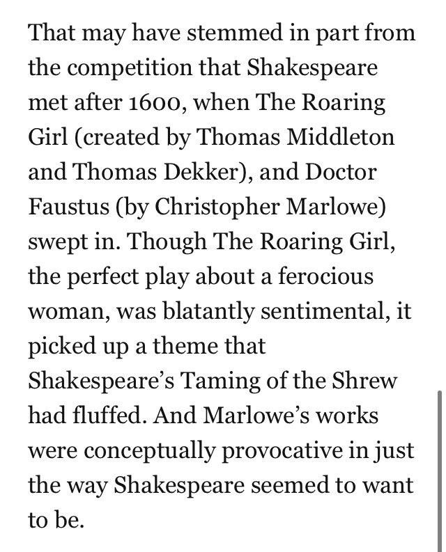 Just found <a href="/guardianstage/">Guardian Stage</a>’s Shakespeare obituary