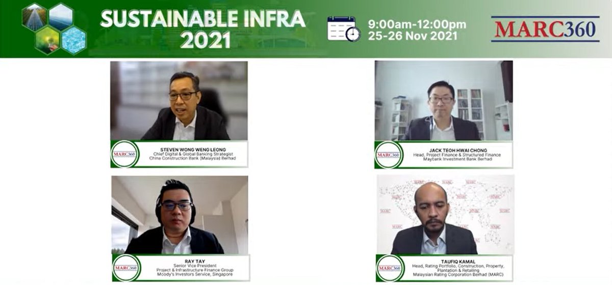 MARC EVENTS:

The MARC360: Sustainable Infra 2021 Virtual Conference closed last Friday with a discourse on the prospects for the infrastructure sector.

#MARC #MARC360 #SustainableInfra