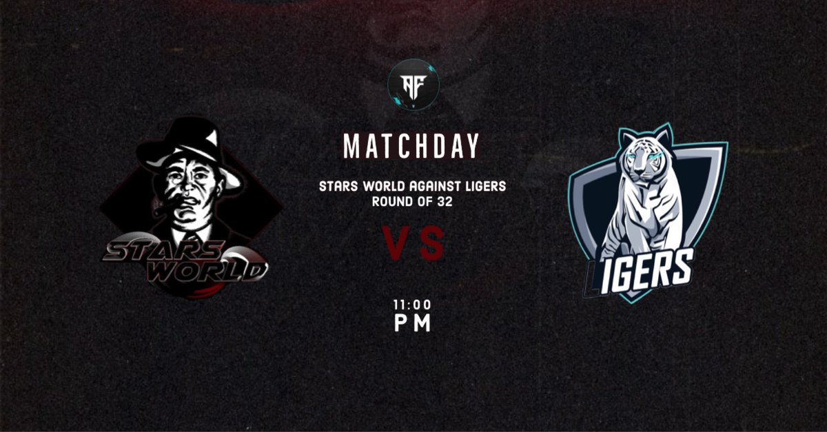 Match Day 🗓
#StarsWorld 
🏆| <a href="/AF_CUP1/">AF CUP</a> 
🆚| <a href="/Ligers_fc/">LIGERS</a> 
⌚| 11:00 PM