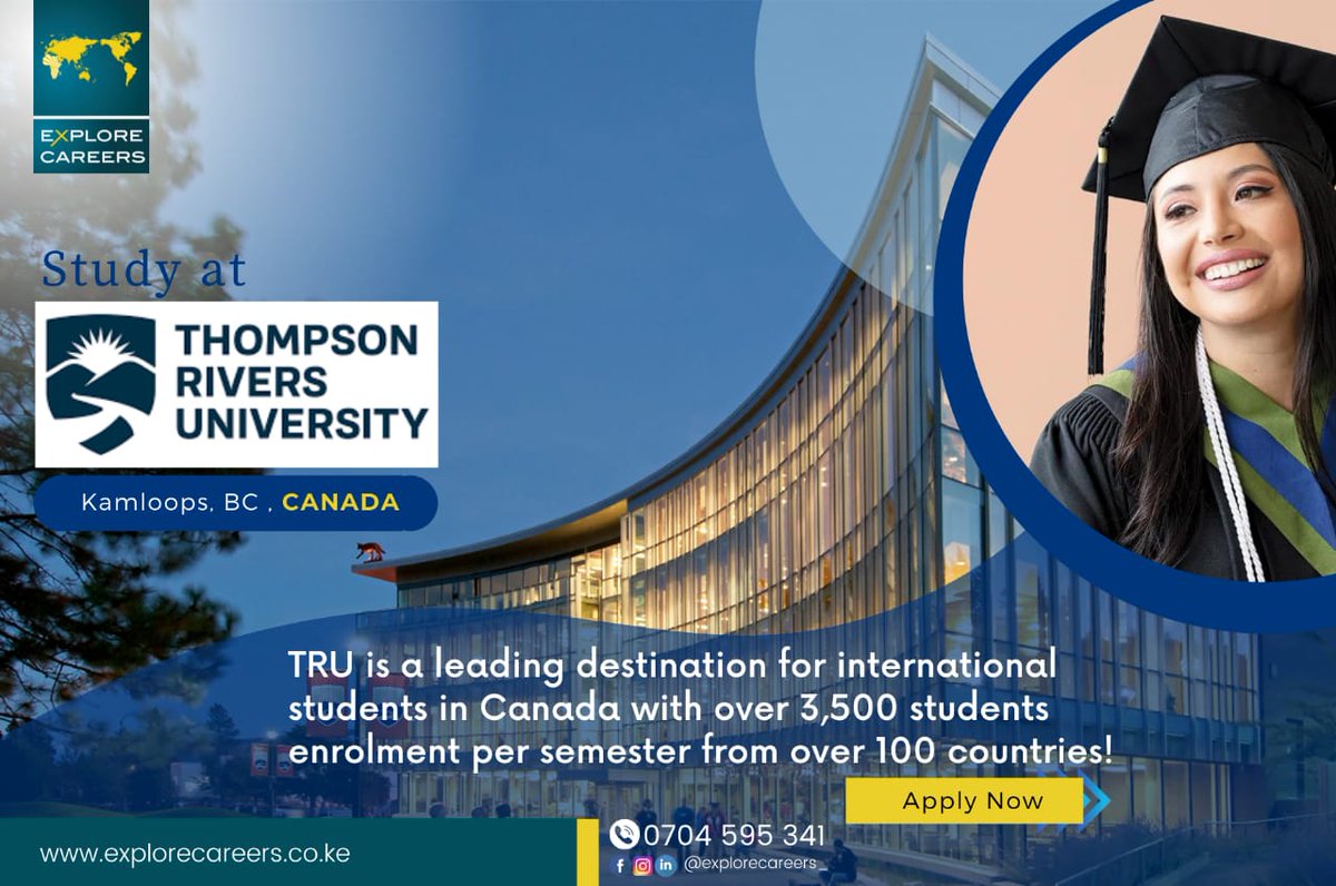 explorecareers_'s tweet photo. #studyincanada at Thompson Rivers University. https://t.co/SV6n7TGBo9