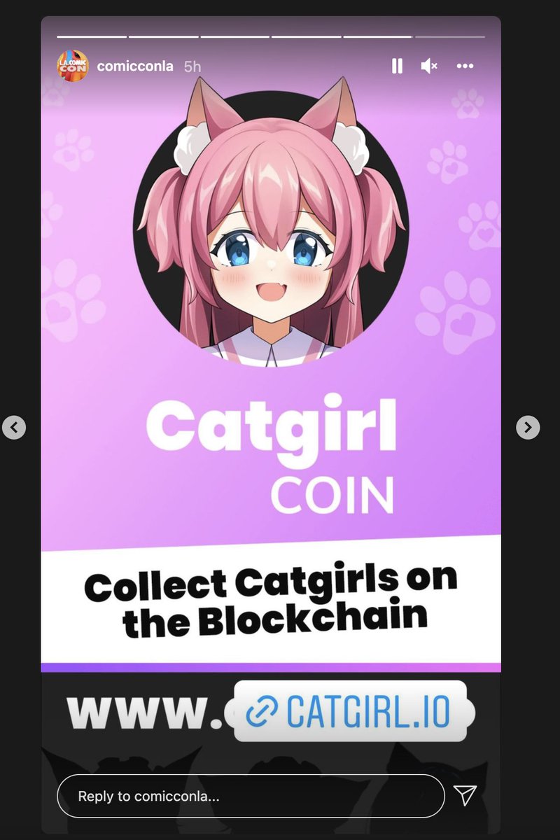 The LA Comic Con marketing has begun! 📣

You can expect to see our banners on the LA Comic Con's app as well as their website soon!

For now, check out and support this Facebook post and Instagram story:
facebook.com/ComicConLA/pho…

instagram.com/comicconla/?hl…

#CATGIRLCOIN #BSC #BNB