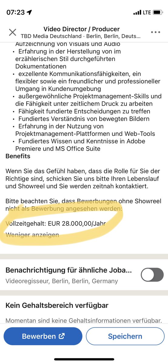 giordanomat's tweet photo. @TBD_Deutschland ist es euch eigentlich nicht peinlich, solche Stellenangebote rauszuschicken?

Video Director https://t.co/zxgpj1700w https://t.co/c3eXEnOyPc