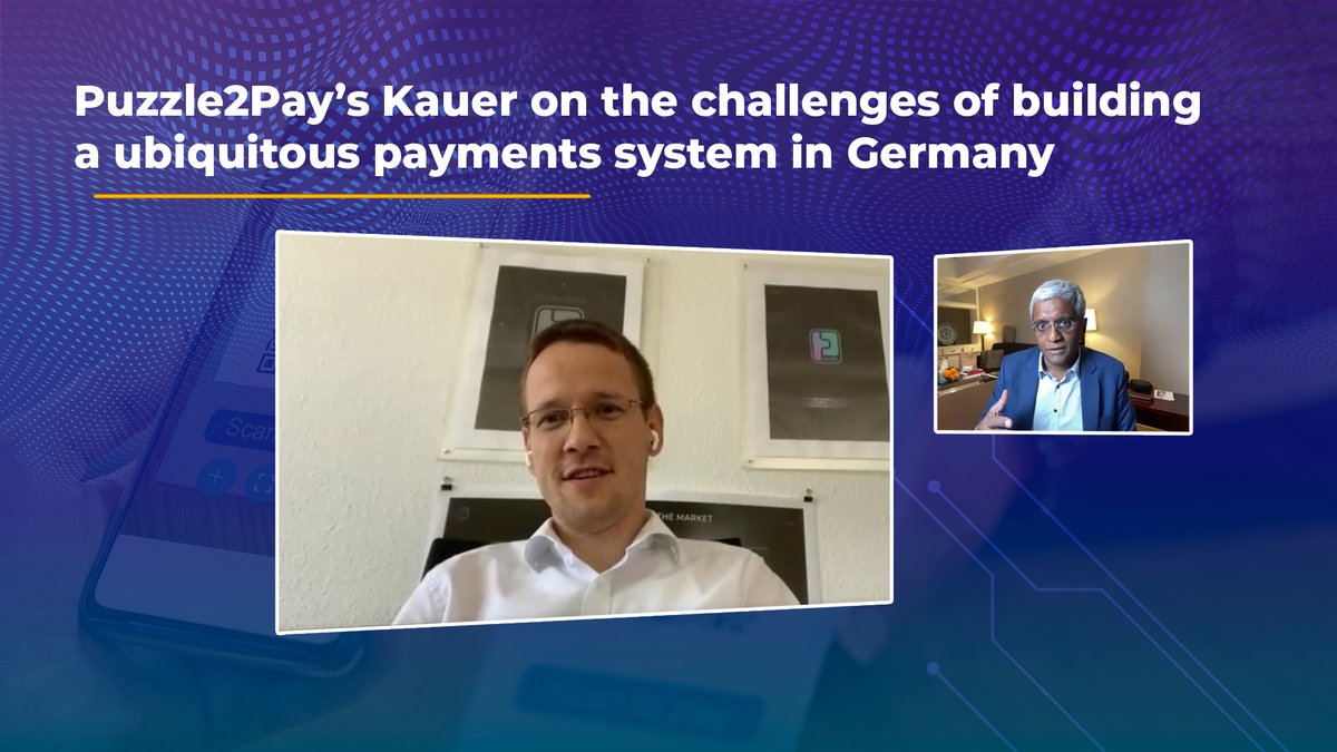 Radio_Finance's tweet photo. Puzzle2Pay’s Kauer: “Payment players made the mistake of starting on the merchant side.”

Watch now: https://t.co/842sYC2M6Y

#BernhardKauer #Puzzle2Pay #Germany #micropayment #payments https://t.co/DxHB0Tn7ls
