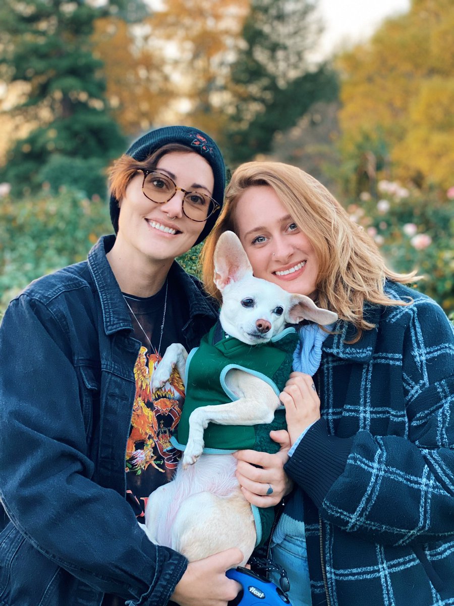 SunshineHayls's tweet photo. Just wanted to stop by on here and say Happy Holi-gays from my little gay family to yours✨🌈🍁🎄 https://t.co/W7BTu74S7E