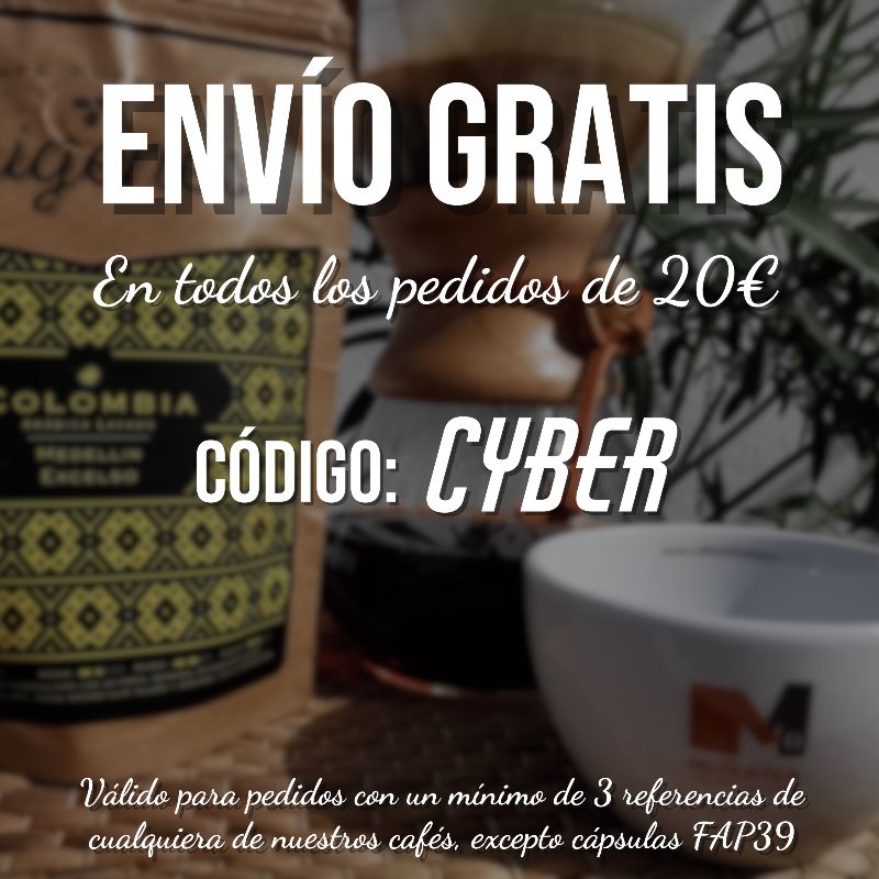 CAFESMINANA's tweet photo. ⚡Seguimos... Cyber Monday⚡ SOLO HOY! 

Envío Gratis en tu pedido de 20€ con el Código CYBER 

+ Regalo de Taza Cappuccino (perfecta para latear) con tu pedido de 30€

#CyberMonday #CyberCoffee #CafésMiñana #Origenes
- https://t.co/v9aiSOlet7 https://t.co/wggMOC2xzx
