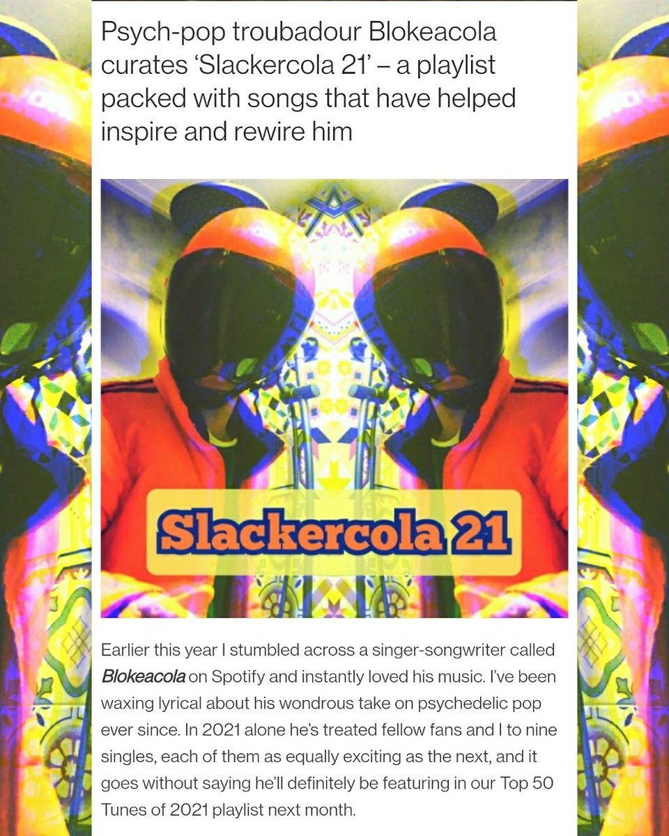 Blokeacola (@blokeacolazero) on Twitter photo I'm indebted to <a href="/Slacker_Shack/">Slacker Shack</a> - please give this #playlist a listen/like:
open.spotify.com/playlist/6NJ7C…
<a href="/samuel_barnes_/">Sam Barnes</a> and @_noveltyisland are my #newartist picks.
It was tough going picking two given the great releases this year but we wanted to keep it lean and mean.
#psychpop I'm indebted to <a href="/Slacker_Shack/">Slacker Shack</a> - please give this #playlist a listen/like:
open.spotify.com/playlist/6NJ7C…
<a href="/samuel_barnes_/">Sam Barnes</a> and @_noveltyisland are my #newartist picks.
It was tough going picking two given the great releases this year but we wanted to keep it lean and mean.
#psychpop